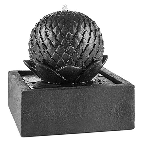 Blumfeldt Zen Garden Fuente de Agua Ornamental de jardín (Panel Solar con batería, Funcionamiento Continuo, Fuente Decorativa con diseño de basalto) Blumfeldt Zen Garden Fuente de Agua Ornamental de jardín (Panel Solar con batería, Funcionamiento Continuo, Fuente Decorativa con diseño de basalto)