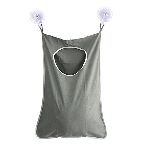 Bolsa de tela Oxford para ropa sucia que se cuelga en las puertas y se ahorra espacio + 2 ganchos de acero inoxidable + 2 ventosas, para dormitorio, cuarto del bebé residencia de estudiantes armario Bolsa de tela Oxford para ropa sucia que se cuelga en las puertas y se ahorra espacio + 2 ganchos de acero inoxidable + 2 ventosas, para dormitorio, cuarto del bebé residencia de estudiantes armario