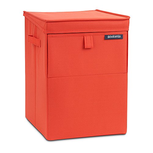 Brabantia 109362 - Caja apilable para la Colada, Color roja Brabantia 109362 - Caja apilable para la Colada, Color roja