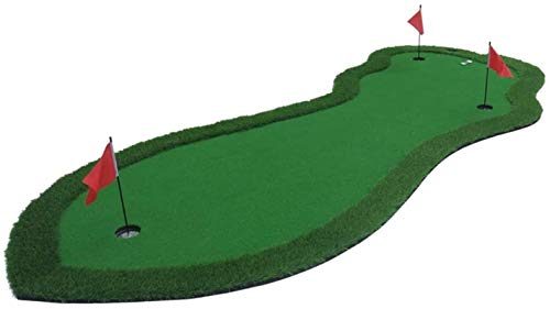 BRFDC Alfombras de Putting La Calidad Profesional de Calle Mat Campo de prácticas de Golf Estera de la práctica (Color : Medium Speed Grass)