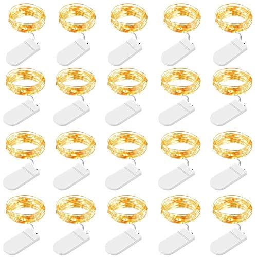 Cadena Luces LED a Pilas, 1m 10 LED Luces de Hadas 20 Piezas, Guirnalda Cadena de Luces para Decoración, Interior, Navidad, Jardín, Casas, Boda, Fiestas (Blanco cálido) Cadena Luces LED a Pilas, 1m 10 LED Luces de Hadas 20 Piezas, Guirnalda Cadena de Luces para Decoración, Interior, Navidad, Jardín, Casas, Boda, Fiestas (Blanco cálido)