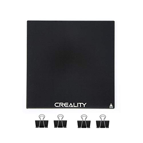 Cama de vidrio Creality Ender 3, plataforma de impresora 3D mejorada, 235x235x4 mm