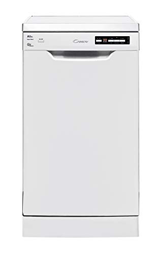 Candy CDP 2D1145W - Lavavajillas 45 cm independiente, 11 servicios, 3a bandeja, 7 programas, 45dBA, Clase A++A, color blanco Candy CDP 2D1145W - Lavavajillas 45 cm independiente, 11 servicios, 3a bandeja, 7 programas, 45dBA, Clase A++A, color blanco