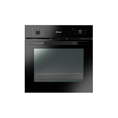 Candy FCS100N - Horno Eléctrico 71L, Inox Cristal, Negro- Puerta Espejo- Clase A