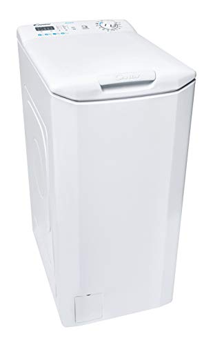 Candy - Lavadora carga superior Smart CST 06LE/1-S, 6Kgs, 1000rpm, Conectividad NFC, 40cm ancho, A+++ Candy - Lavadora carga superior Smart CST 06LE/1-S, 6Kgs, 1000rpm, Conectividad NFC, 40cm ancho, A+++