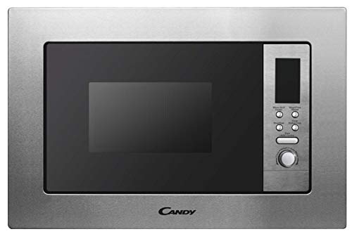 Candy MIG1730DX - Microondas integrable con grill y marco, Display digital rojo, Potencia 700W-1000W, Capacidad 17L, 8 Programas, Acero Inox antihuellas Candy MIG1730DX - Microondas integrable con grill y marco, Display digital rojo, Potencia 700W-1000W, Capacidad 17L, 8 Programas, Acero Inox antihuellas