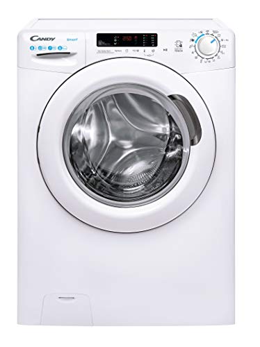 Candy Smart CS 1482DE/1-S, Lavadora 8Kg, 1400rpm, Planchado fácil, 5 programas rápidos, Wi-Fi&Bluetooth, 61dba, Clase A+++, Blanco Candy Smart CS 1482DE/1-S, Lavadora 8Kg, 1400rpm, Planchado fácil, 5 programas rápidos, Wi-Fi&Bluetooth, 61dba, Clase A+++, Blanco