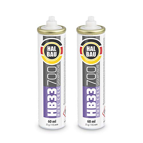 Cartucho de gas HB33, 115 mm/60 ml, 2 unidades de gas para todo el año para Pulsa 700 Cartucho de gas HB33, 115 mm/60 ml, 2 unidades de gas para todo el año para Pulsa 700