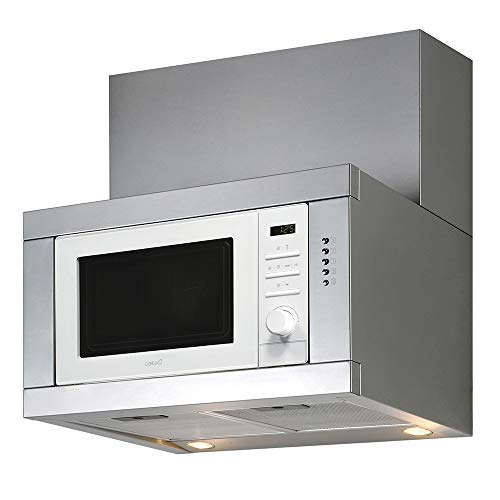 CATA | Integración de Horno Microondas y Campana Extractora | CHORUS XWH | 3 Velocidades de Extracción | Campana Extractora Cocina 400 m3/h - 210m3/h | Microondas 20 L | Acero Inoxidable CATA | Integración de Horno Microondas y Campana Extractora | CHORUS XWH | 3 Velocidades de Extracción | Campana Extractora Cocina 400 m3/h - 210m3/h | Microondas 20 L | Acero Inoxidable