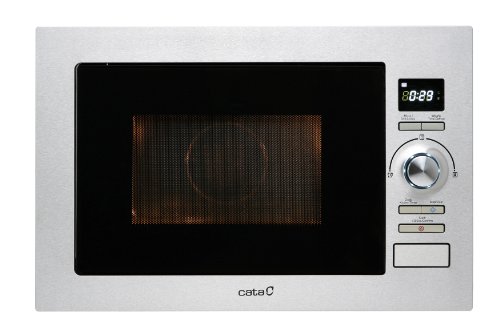 Cata MC 25 D - Horno microondas con grill, 900 W, color plateado