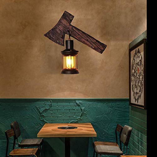 CattleBie Lámpara Retro Negro Vintage lámpara de Pared de Metal con Vidrio de la Chimenea Shade E27 Metal Cafés Antiguo Aplique Tubo-Jaula Loft de Iluminación en Casa Habitación Sala Mesa de Comedor, CattleBie Lámpara Retro Negro Vintage lámpara de Pared de Metal con Vidrio de la Chimenea Shade E27 Metal Cafés Antiguo Aplique Tubo-Jaula Loft de Iluminación en Casa Habitación Sala Mesa de Comedor,