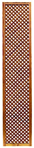 Celosía De Madera Tratada para Decoración De Terrazas, Jardines y Exteriores - Teca (228x46 cm) Celosía De Madera Tratada para Decoración De Terrazas, Jardines y Exteriores - Teca (228x46 cm)