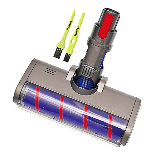 Cepillo motorizado eléctrico Turbo compatible con Dyson V7 V8 V10 V11 Cepillo de rodillo con cerdas suaves para parqué baldosas con luz LED automática Cepillo motorizado eléctrico Turbo compatible con Dyson V7 V8 V10 V11 Cepillo de rodillo con cerdas suaves para parqué baldosas con luz LED automática