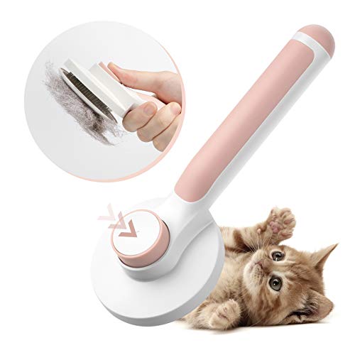 Cepillo par Perros Gatos, Baytion Autolimpiante Cepillos de Aseo para Mascotas para Pelo Largo y Corto para Eliminar los Enredos, la Capa Base Muerta y la Suciedad Hasta el 95% , No Rascará la Piel Cepillo par Perros Gatos, Baytion Autolimpiante Cepillos de Aseo para Mascotas para Pelo Largo y Corto para Eliminar los Enredos, la Capa Base Muerta y la Suciedad Hasta el 95% , No Rascará la Piel