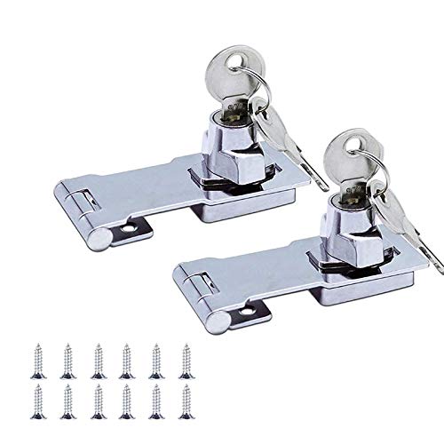 Cerradura de cerrojo con llave de 3 pulgadas Cerradura de cerradura con llave metálica con llaves para puertas Herrajes para muebles de armarios con llaves (2 piezas) Cerradura de cerrojo con llave de 3 pulgadas Cerradura de cerradura con llave metálica con llaves para puertas Herrajes para muebles de armarios con llaves (2 piezas)