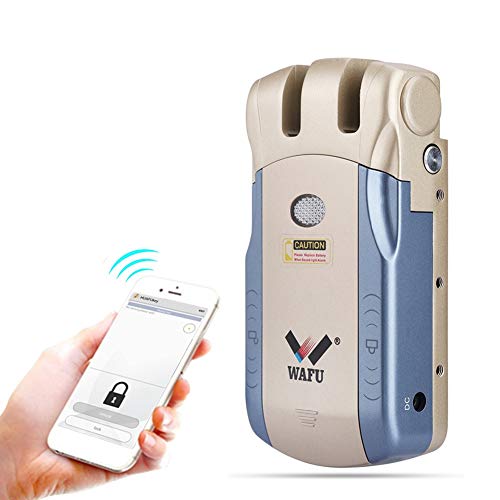 Cerradura de Seguridad Inteligente Electrónica En El Hogar Invisible Inalámbrico Sin Llave Cerradura Electrónica Control Remoto Toque Bloqueado Y Desbloqueo(Gold + USB Bluetooth) Cerradura de Seguridad Inteligente Electrónica En El Hogar Invisible Inalámbrico Sin Llave Cerradura Electrónica Control Remoto Toque Bloqueado Y Desbloqueo(Gold + USB Bluetooth)