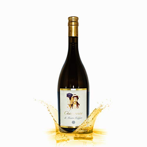 Chardonnay di Montemaggio - Vino Blanco Seco Orgánico Elegante Ecologico de Italia - 100% Chardonnay - Corcho de Vidrio - IGT Toscana Italiana - Fattoria di Montemaggio - 0.75L - 1 Botella