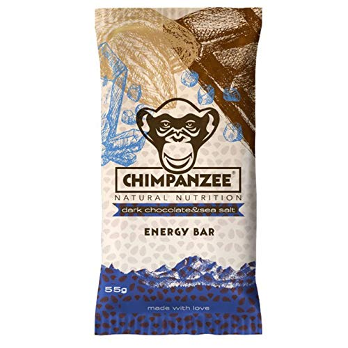 Chimpanzee - Energy Bar - 55g - Dark Chocolate See Salt, 20 unidades