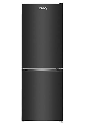 CHiQ FBM157L4 - Frigorífico combi 157L (109L + 48L congelador), Altura 1.44m, Low Frost, Color Negro, compresor con 12 años garantia, A+