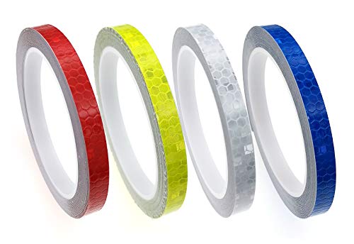 Cinta Adhesiva Reflectante,4 piezas Pegatinas Reflectantes Micro Prismáticas Cinta Pegatina de Seguridad de Alta Visibilidad Cintas de Advertencia Adhesivas para Vehículo Automóvile Bicicleta Ccascos Cinta Adhesiva Reflectante,4 piezas Pegatinas Reflectantes Micro Prismáticas Cinta Pegatina de Seguridad de Alta Visibilidad Cintas de Advertencia Adhesivas para Vehículo Automóvile Bicicleta Ccascos
