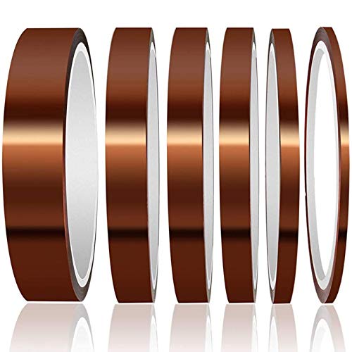Cinta Kapton Cinta De Placas De Circuito Cinta De Transferencia De Calor Cintas Para Soldar Cinta De Poliimida Cintas Alta Temperatura Para Cubrir,Pintar Polvo,Sublimar Y Empacar(5/8/10/12/15/18mm) Cinta Kapton Cinta De Placas De Circuito Cinta De Transferencia De Calor Cintas Para Soldar Cinta De Poliimida Cintas Alta Temperatura Para Cubrir,Pintar Polvo,Sublimar Y Empacar(5/8/10/12/15/18mm)