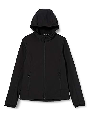 CMP - Softshell Jacket Fix Hood Girls, color black , talla 92
