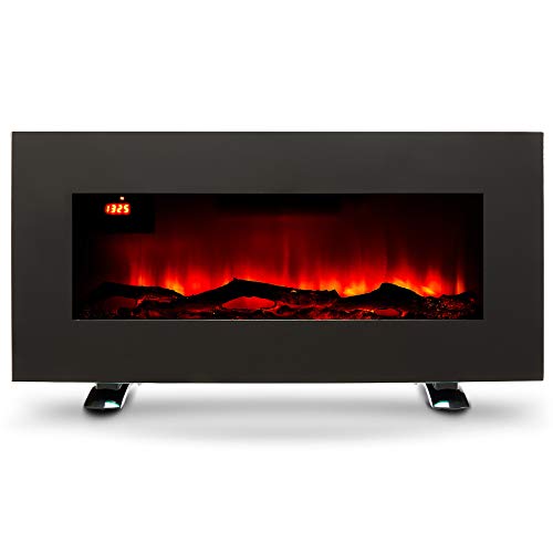CO-Z 85cm Chimenea Eléctrica de Pared Fuego Eléctrico de 900 W y 1800 W Chimenea Eléctrica Decorativa con Termostato 5 Colores 3 Efectos de Llama Control Remoto (Panel Plano) CO-Z 85cm Chimenea Eléctrica de Pared Fuego Eléctrico de 900 W y 1800 W Chimenea Eléctrica Decorativa con Termostato 5 Colores 3 Efectos de Llama Control Remoto (Panel Plano)