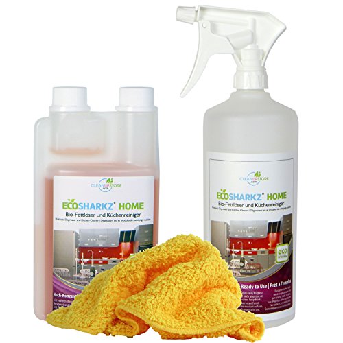 Cocina alto brillo limpiador - desengrasante aerosol - bio limpiador - especial limpieza de cualquier superficie brillante (concentrado limpiador de cocina de 25 litros) Cocina alto brillo limpiador - desengrasante aerosol - bio limpiador - especial limpieza de cualquier superficie brillante (concentrado limpiador de cocina de 25 litros)