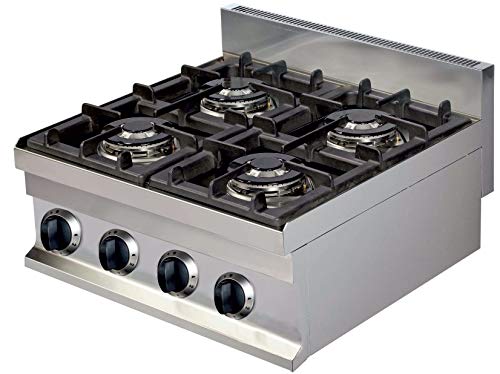 COCINA INDUSTRIAL EUROPEA 4 FUEGOS A GAS SOBREMESA COCINA INDUSTRIAL EUROPEA 4 FUEGOS A GAS SOBREMESA