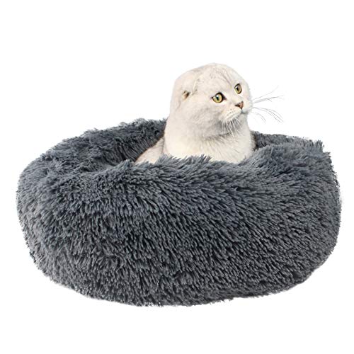 Cojín para perro, gato, de peluche suave, cálido, caseta pequeña, tamaño mediano, animal de compañía, cama, cama, colchón, cachorro, gato, sofá interior, bolsa de dormir, regalo Navidad (gris oscuro) Cojín para perro, gato, de peluche suave, cálido, caseta pequeña, tamaño mediano, animal de compañía, cama, cama, colchón, cachorro, gato, sofá interior, bolsa de dormir, regalo Navidad (gris oscuro)