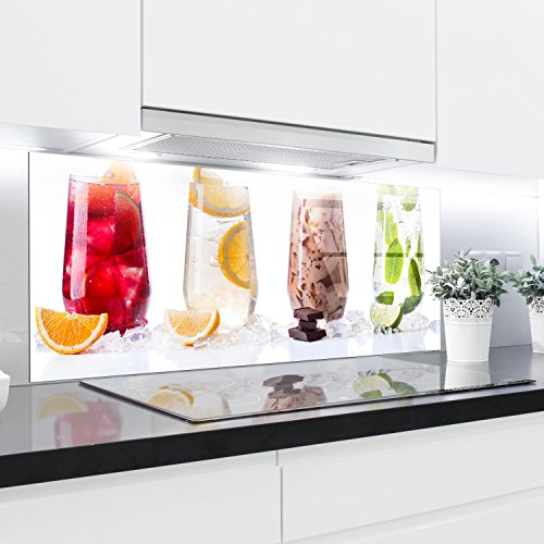 Cristal templado antisalpicaduras, resistente al calor, decorativo, 125 x 50 cm, de 4 mm de grosor, perfecto para cocinas de gas, cerámica o inducción, fácil de limpiar y colgar Cristal templado antisalpicaduras, resistente al calor, decorativo, 125 x 50 cm, de 4 mm de grosor, perfecto para cocinas de gas, cerámica o inducción, fácil de limpiar y colgar