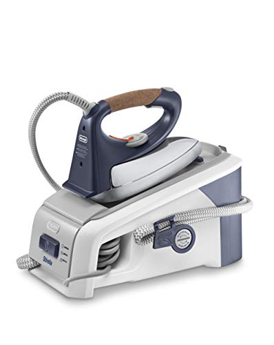De'Longhi PRO1707 Centro de planchado, 1400 W, 0.8 litros, 6 bares, vapor hasta 100 g/min, acero inoxidable, plástico, Violeta De'Longhi PRO1707 Centro de planchado, 1400 W, 0.8 litros, 6 bares, vapor hasta 100 g/min, acero inoxidable, plástico, Violeta