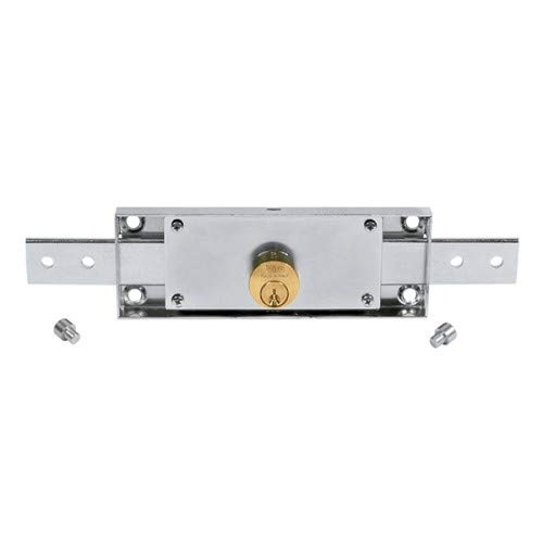 DOJA Industrial | Cerradura Puerta Enrollable | Cilindro 60 mm | 1 Unidad | Acero Galvanizado | Bloqueo con Llave | Uso: Cerraduras para Puertas, Persianas Enrollables, Puerta Garaje DOJA Industrial | Cerradura Puerta Enrollable | Cilindro 60 mm | 1 Unidad | Acero Galvanizado | Bloqueo con Llave | Uso: Cerraduras para Puertas, Persianas Enrollables, Puerta Garaje