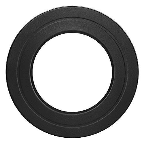 Duratherm Rosette - Tubo de combustión (Ø 150 mm, diámetro exterior, 260 mm, acero, acabado mate, color negro