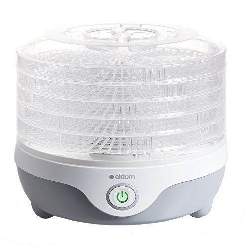 eldom Deshidratador de Frutas, Verduras, Setas, Carne, Pasteles SG110S, 240W, Vía Seca el Sabor Natural y la Salud! eldom Deshidratador de Frutas, Verduras, Setas, Carne, Pasteles SG110S, 240W, Vía Seca el Sabor Natural y la Salud!