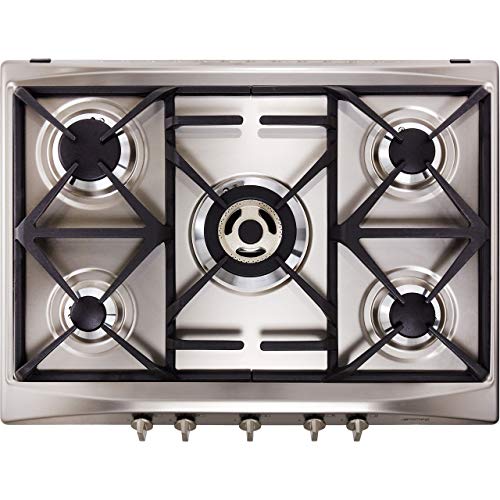 Encimera Gas Smeg SR275XGH2 5 Fuegos Encimera Gas Smeg SR275XGH2 5 Fuegos