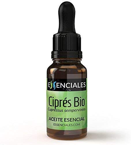 Essenciales - Aceite Esencial de Ciprés BIO, 100% Puro y Ecológico, 10 ml | Aceite Esencial Cupressus Sempervirens