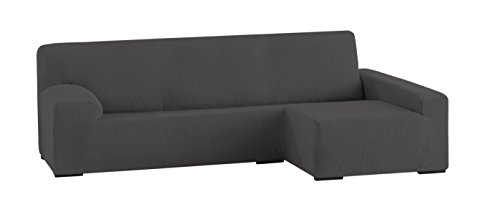 Eysa Italia Ulises Funda chaise longue elástica, Tela, GRIS, 250-310 cm Eysa Italia Ulises Funda chaise longue elástica, Tela, GRIS, 250-310 cm