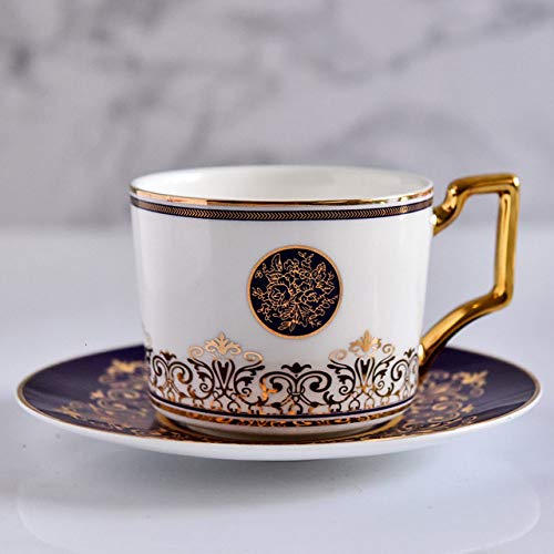 fasfa Cerámica por La Tarde Té Taza De Café Traje Originalidad Gold Hold Cup Y Saucer,Moda Creativa Café Té Leche Taza,para La Oficina,Casa,Fiesta,Un Regalo Amado,C,201,300Ml fasfa Cerámica por La Tarde Té Taza De Café Traje Originalidad Gold Hold Cup Y Saucer,Moda Creativa Café Té Leche Taza,para La Oficina,Casa,Fiesta,Un Regalo Amado,C,201,300Ml