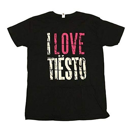 FFE Tiesto 'I Love Tiesto' Mens T Shirt Black S