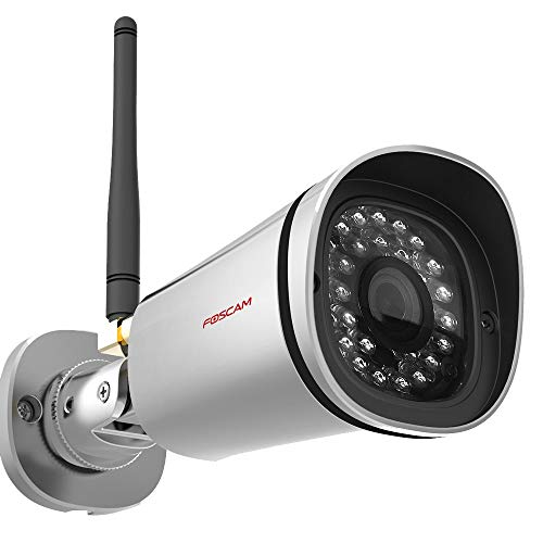 Foscam FI9800P - Cámara IP de vigilancia para Exterior, función p2p, 1 MP, 720p, WiFi, h264, Seguridad para el hogar