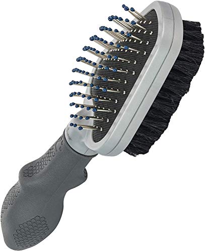 FURminator Cepillo dual para perros y gatos, que asea y da acabado al pelaje FURminator Cepillo dual para perros y gatos, que asea y da acabado al pelaje