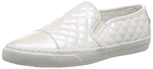 Geox D GIYO C, Mocasines Mujer, Blanco-Blanco (Off WHITEC1002), 41 EU