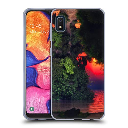 Head Case Designs Oficial Simone Gatterwe Isla Tierras Y Lugares Carcasa de Gel de Silicona Compatible con Samsung Galaxy A10e (2019)