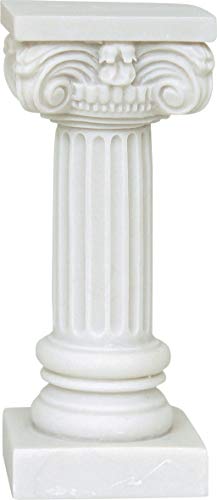 Hecho a mano Columna corintia Antigua (Estatua de alabastro/Escultura 17 cm / 6,69 Pulgadas)