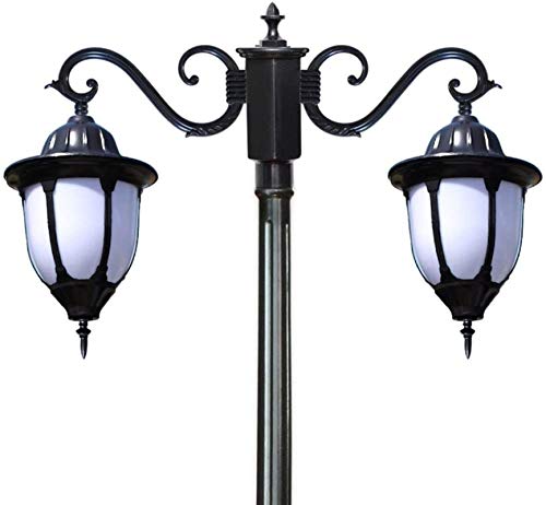 Jardín de la carretera europea después de la lámpara mediterránea Impermeable IP55 2 columnas Columnas Columnas Columnas Columna Columna E27 para jardín Jardín Prato (Dimensiones, 2.2 m). Jardín de la carretera europea después de la lámpara mediterránea Impermeable IP55 2 columnas Columnas Columnas Columnas Columna Columna E27 para jardín Jardín Prato (Dimensiones, 2.2 m).