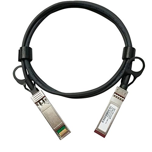 Jeirdus 10G SFP+ DAC Cable para Force 10 CBL-10GSFP-DAC-5M, 10GBASE-CU, cable Twinax de cobre de conexión directa, 1 metro pasivo