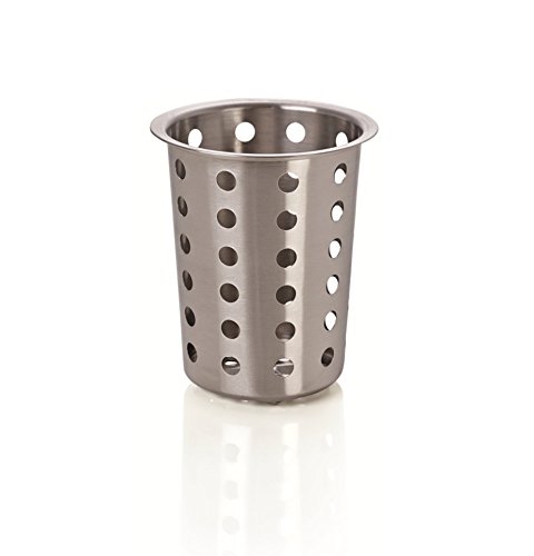 Kerafactum® - Cesto redondo para cubiertos y piezas pequeñas, para lavavajillas, universal, para cubertería, de acero inoxidable, malla gruesa – Cutlery Basket Kerafactum® - Cesto redondo para cubiertos y piezas pequeñas, para lavavajillas, universal, para cubertería, de acero inoxidable, malla gruesa – Cutlery Basket