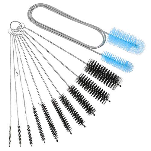Kit de Cepillo de Limpieza para Acuarios, 11 Piezas de Cepillo de Limpieza de Tubos de Acero Inoxidable, Tubo Flexible de Cepillo de Manguera de Doble Punta, para Pecera, Cocina Casera, Vasos Kit de Cepillo de Limpieza para Acuarios, 11 Piezas de Cepillo de Limpieza de Tubos de Acero Inoxidable, Tubo Flexible de Cepillo de Manguera de Doble Punta, para Pecera, Cocina Casera, Vasos