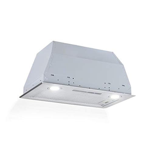 Klarstein Paolo Extractor de humos - Campana extractora montada, 52 cm de ancho, Absorción de 600 m³/h, 200 W, Filtro de grasa de aluminio, Panle táctil LED, 72 dB, Acero inoxidable, Plateado Klarstein Paolo Extractor de humos - Campana extractora montada, 52 cm de ancho, Absorción de 600 m³/h, 200 W, Filtro de grasa de aluminio, Panle táctil LED, 72 dB, Acero inoxidable, Plateado